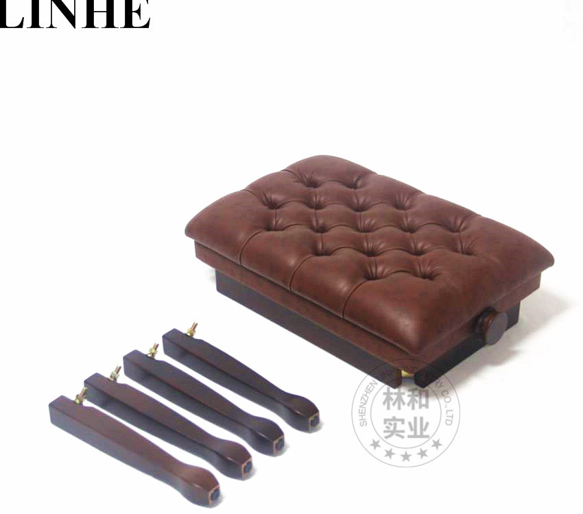 New Style Fashion Design Keyboard Bench Manufacturer With hot sale iron and wood bench piano with Leather surface fold