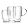 Buy cheap Printed Double Wall Cappuccino Cups Insulated Glassware 150ml from wholesalers