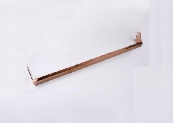 Buy cheap 304# Steel Plating Golden Color Hooks For Garment Store Display Stand from wholesalers