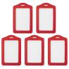 Buy cheap Leather ID Card Holder Vertical Work Permit Name Credit Card Case High Transparency from wholesalers