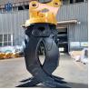Buy cheap Kobelco 30-60Ton Heavy Excavator Spare Part 3+2 Hydraulic Rotary Wood Grapple For SK60-5 SK140 SK210-6E SK200 SK380XD-10 from wholesalers