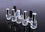 Aluminum Caps Empty Glass Nail Polish Bottles , 10ml 12ml 15ml Empty Nail Polish