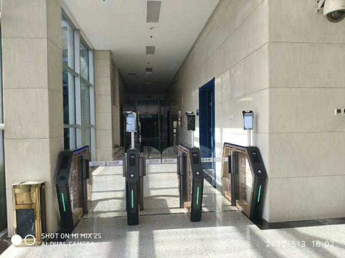 Waist Height RS485 SUS304 Barcode Scanner Turnstile 100w 2