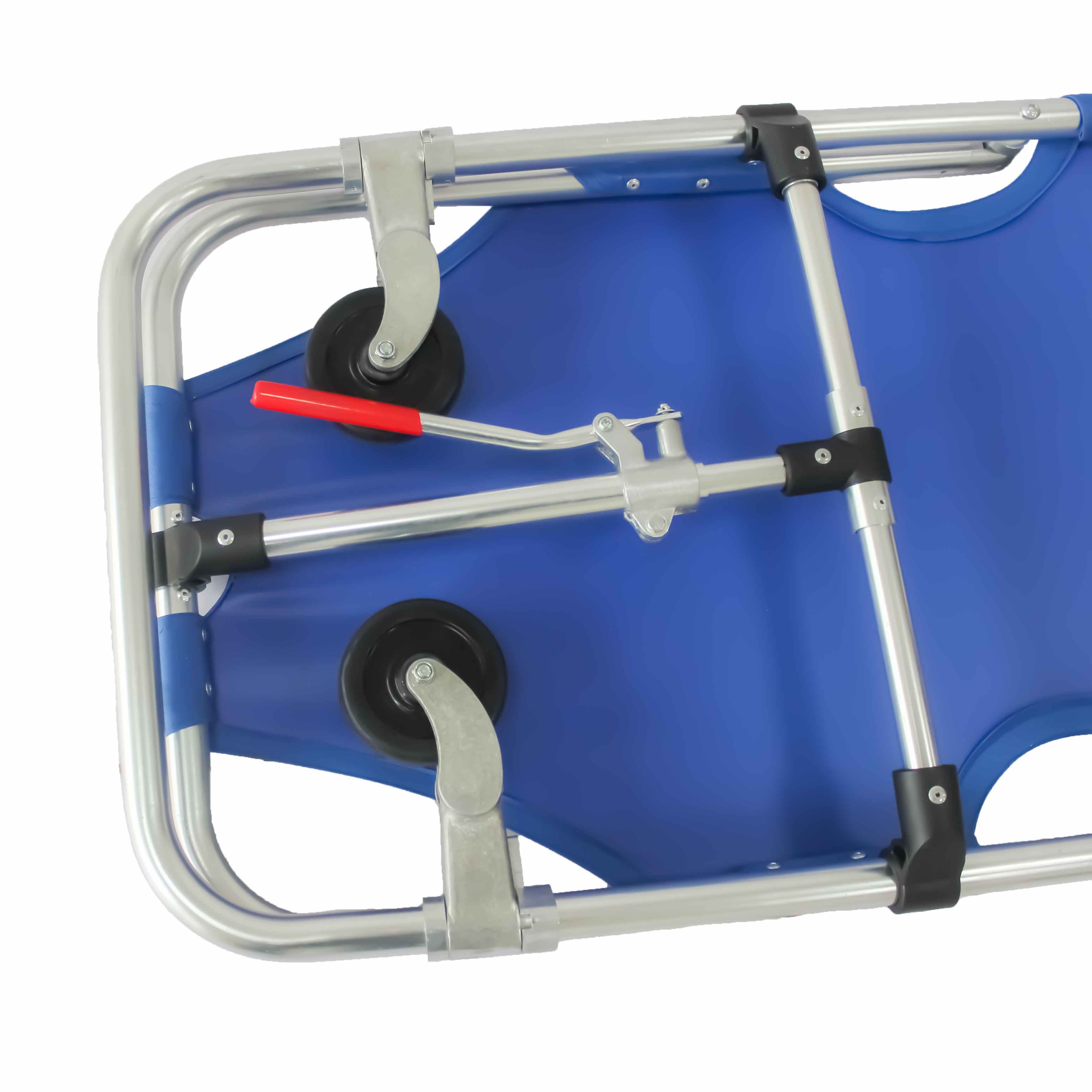 Foldable Stretcher Care With Adjustable Gears For Transporting The Injured