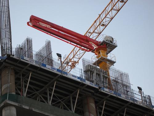 Buy cheap HG28 Hydraulic Stationary Placing Boom ESSO NUTO H46 5″×3000 Hose Dimension from wholesalers