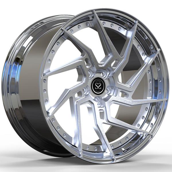 Custom 2PC Forged Rims Wheels 8.5Jx21 ET25 10Jx21 ET41 5x112 66.6 For BMW 640