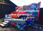 mobile amusement rides trailer mount mini flying car carnival rides for sale