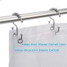 Buy cheap Double Shower Curtain Rings Stainless Steel Rustproof Metal Hooks for Bathroom Shower Rods Curtains from wholesalers