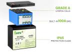 12V 105Ah LiFePO4 Battery Pack ROHS Certified 4S1P Configuration Long Cycle Life