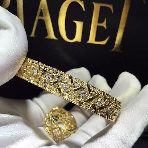 Buy cheap diamonds of rattan plaid ring 18kt gold with yellow gold from wholesalers