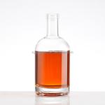 Customize Sealing Clear Glass Bottles for Vodka Whisky Hot Stamping and Cork