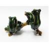 Buy cheap Cute frog metal rhinestone box wholesale frog jewelry boxes custom jewelry boxes from wholesalers