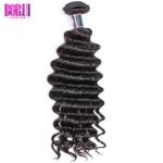Deep Wave Peruvian Hair Bundles , Peruvian Hair Bundles With Closure 12a