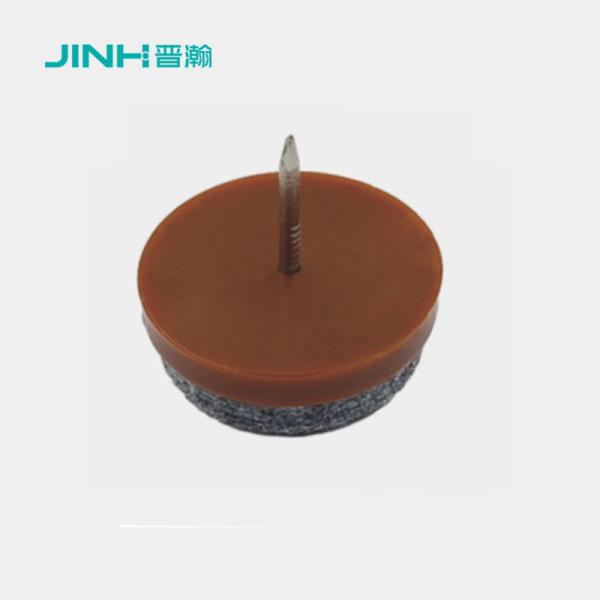 Buy cheap Wooden Furniture 15mm Nail On Glides Plastic Material With OEM Customized from wholesalers