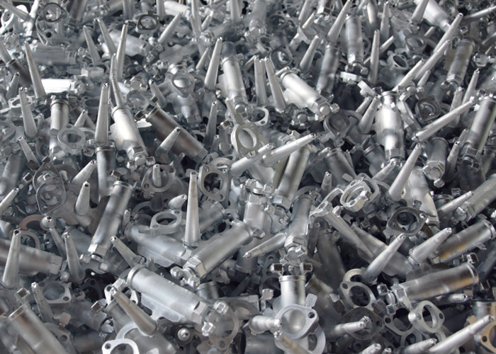 Metal Bracket Cast Aluminium Alloy Parts / Plasticity Custom Aluminum Casting