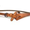 Buy cheap Brown Slim 13mm Womens Genuine Leather Belt For Dress from wholesalers