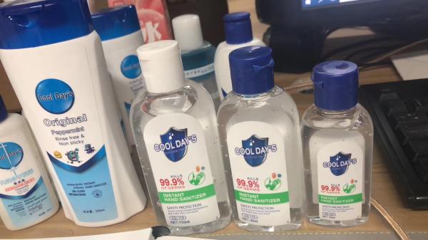 Buy cheap Transparent Instant Hand Sanitizer Waterless Hand Gel 50ml 80ml 110ml from wholesalers