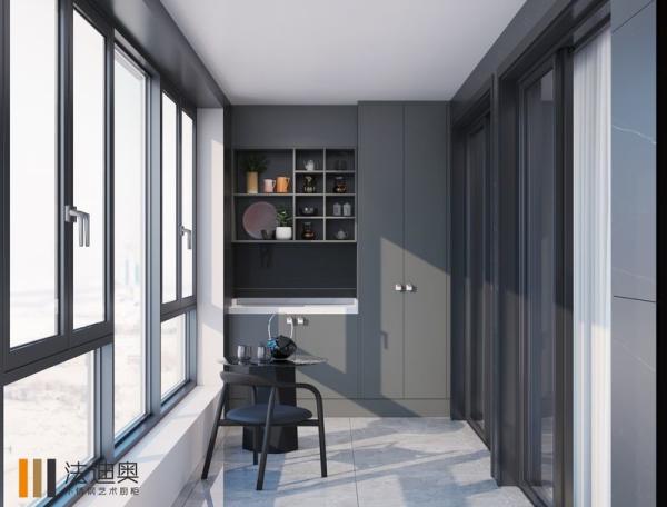 Buy cheap Stainless Steel Balcony Cabinet With Open Shelving And High Quality Handles from wholesalers