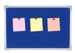 Buy cheap Small Magnetic Bulletin Board , Blue Wall Mounted Kitchen Bulletin Board from wholesalers