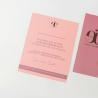 Buy cheap 350gsm Personalized Rose Gold Logo Paper Thank You Card For E Commerce Packaging from wholesalers