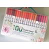 Buy cheap Amazon double head hook line color marker soft head watercolor pen for children gift painting set from wholesalers
