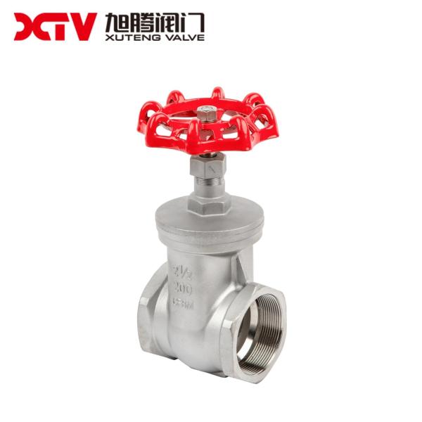 Investment Casting Stainless Steel Screwed Gate Valves Customization and