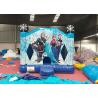 Buy cheap Professional Frozen 5 In 1 Bounce House Frozen Blow Up Castle With Reiforcestrips from wholesalers