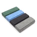 Velvet PU Leather Eyeglass Case Custom Logo Printing Eyeware Sunlass