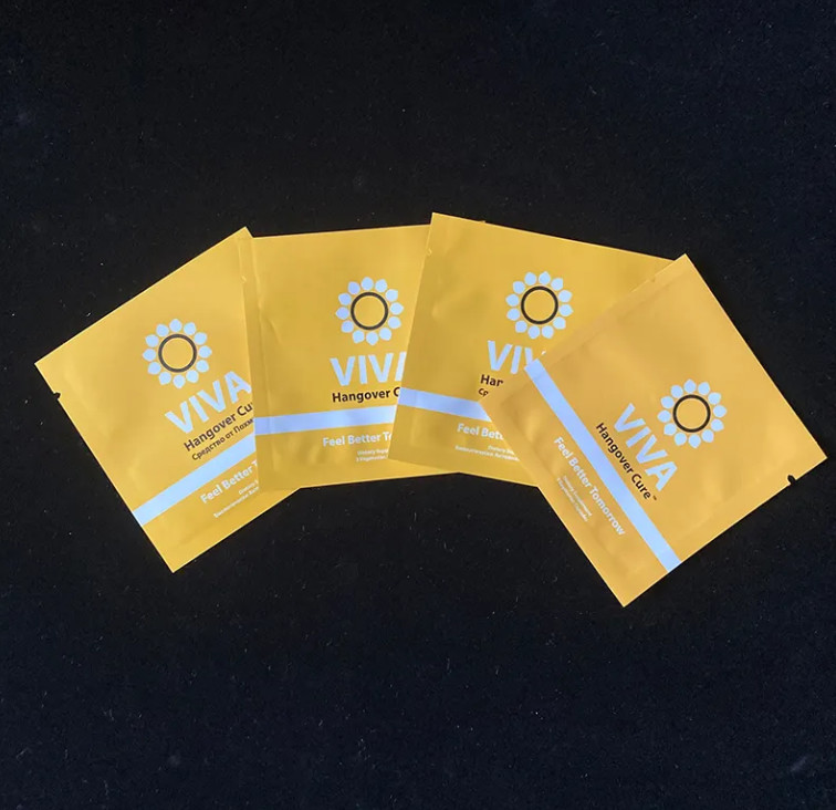 Polysmarts Recyclable 3 Side Seal Heat Seal Bag Reclosable Aluminum Foil 3 Side Seal Bag With Customized Design