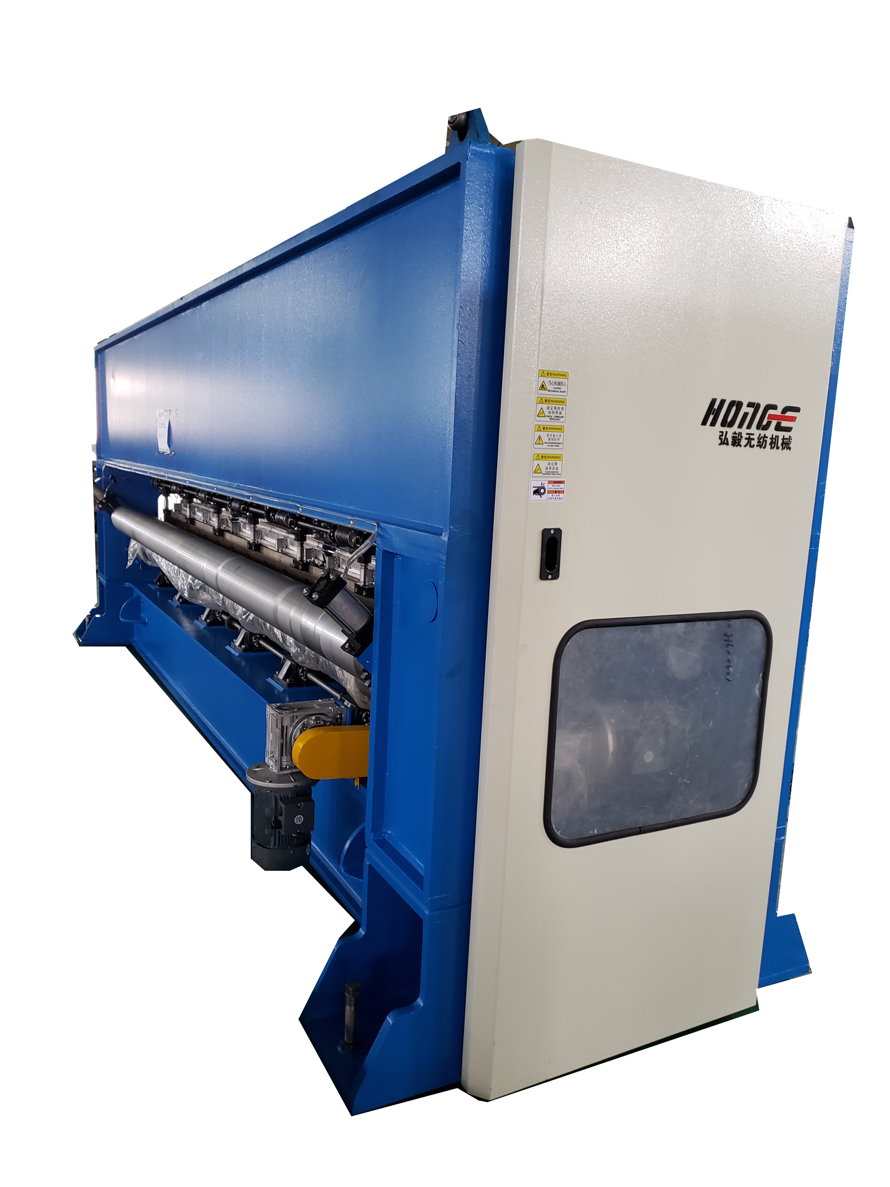 500kg/H Non Woven Needle Punch Machine For Polyester Felt Blanket Making