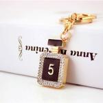 Diamond Designer Key Rings For Women ODM Available 16mm Thick