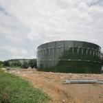 Corrosion Proof Bolted Steel Storage Tank For Waste Water Customized Size