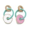 Buy cheap OEM Natural Beech Wood BPA PVC Free Silicone Wood Teether For Toddlers from wholesalers