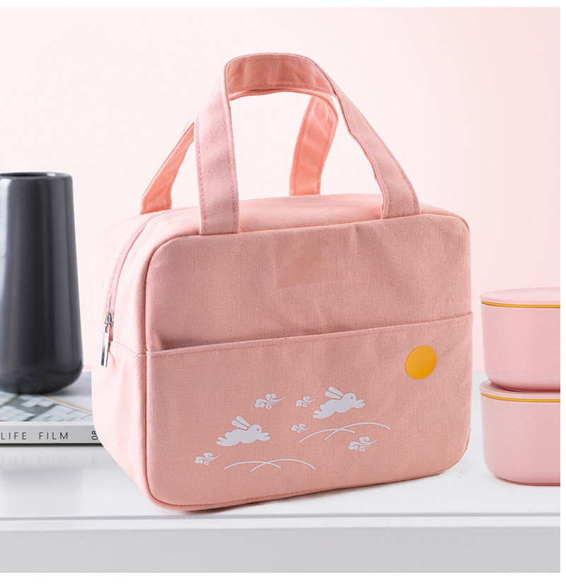 Large Capacity Zipper Insulated Lunch Cooler Bags