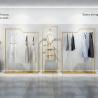 Buy cheap Freestanding Metal Clothing Rack MDF With Baking Paint Material from wholesalers