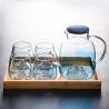 Buy cheap Juice Beverage 1800ml Hand Blown Glass Water Pitcher from wholesalers