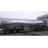 Buy cheap Aluminum 42000L Oil Tank Trailer , Diesel Fuel Tank Trailer With Two Compartments from wholesalers