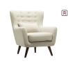 Buy cheap Nordic Style Cozy Armrest Single Sofa Chair Comfortable Wood Leg For Home / Office from wholesalers