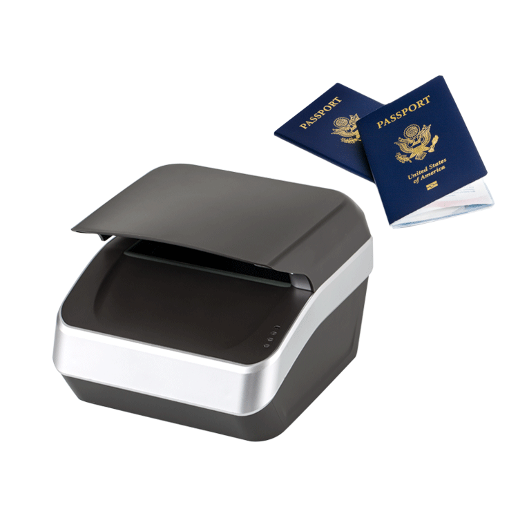 High Resolution Document Imaging and NATIONAL ID Document Reader with Visa Reader