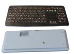 IP68 waterproof industrial rubber medical keyboard with backlit touchpad