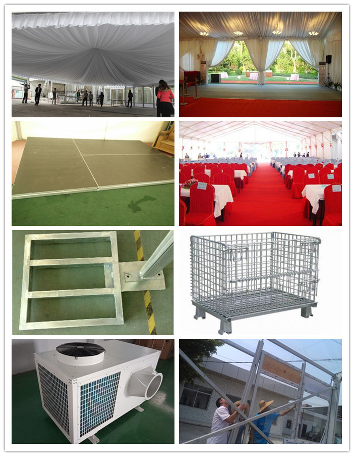 Ceremony Huge Wedding Party Tent Aluminum Alloy 6061T6 Material Easy Maintain