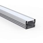 Aluminium LED Strip Light Recessed Channel Anodized Painting Silver Color