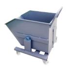 Buy cheap Heavy Duty Iron Scrap Skip Self Unloading Forklift Dumpster Hopper Reversible Tipping Bin from wholesalers