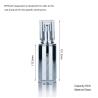 Buy cheap 50ml Silver Glass electroplating cylindrical Bottle With Transparent Lid For Cosmetic Glass Bottles from wholesalers