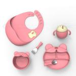 Non-Toxic Baby Feeding Set for 6-12 Months Standard Plate BPA-Free Non-Silicone