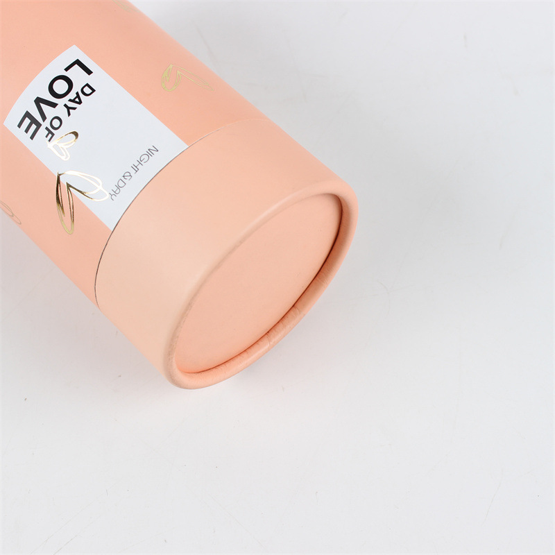 6x10cm Essential Oil Cylinder Paper Tube Packaging Box Biodegradable