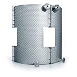 Laser welding 2-12m single/double inflated 304/316L stainless steel pillow plate