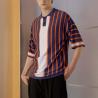 Buy cheap Custom Summer Casual Stripped Cool Shirts For Boys Round Neck XS-XXXXXL from wholesalers