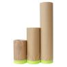 Buy cheap Heat Resist Car Cover Painting Brown Paper Kraft Masking Tape Auto Paint Protective Masking Paper Film from wholesalers