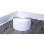 Supply White PVC Self Adhesive RUBBER Skirting 70 20mm with Lead Time Mass